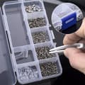 Miniatyrbild 5 av 5: Lollanda Tillbehör för glasögon reparation med Skruv, öronkrokar Näskuddar