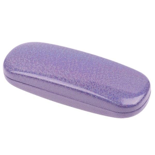 1kpl Compression PU Nahka Myopia Case Bullet Buckle Glitter Silmälasikotelo Purppura - Täydellinen