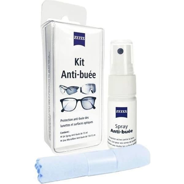 Zeiss Anti-fog Spray Kit 15ml + mikrofiberduk