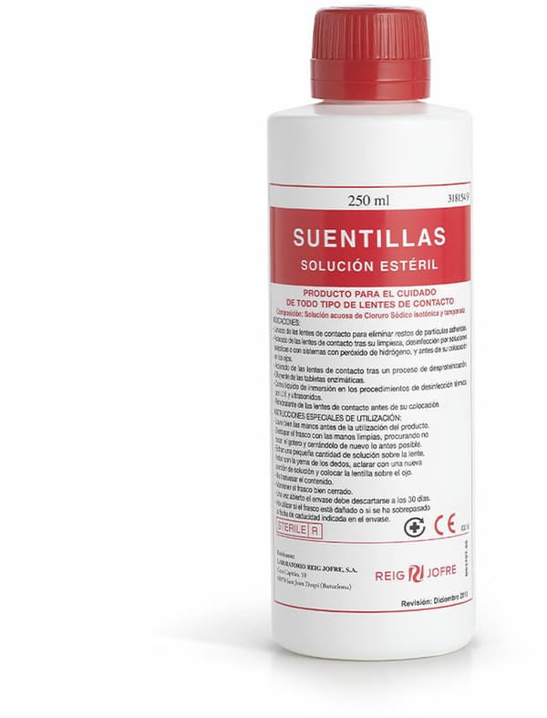 Saline Solution Suentillas   Lenses 250 ml