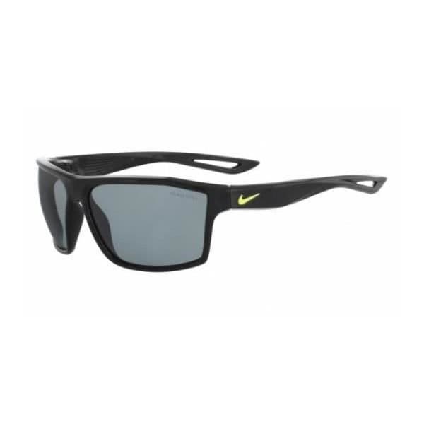 Solfjädrar - Nike - Legend EV0940-1 - Svart glänsande båge - Silverfärgade linser - Unisex vuxna