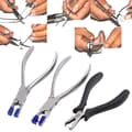 Miniatyrbild 1 av 4: Professionell Glasögon Tångset, Hållbart Material av Hög Kvalitet, Lätt Reparation av Rimless Ram,Ljusblå