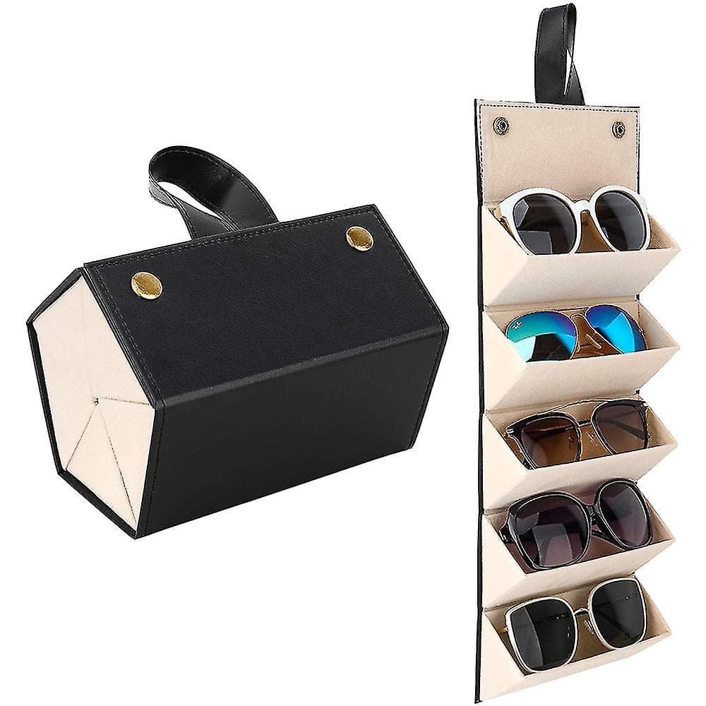 Solglasögon Organizer 5/6 Slots Reseglasögonfodral Flera par