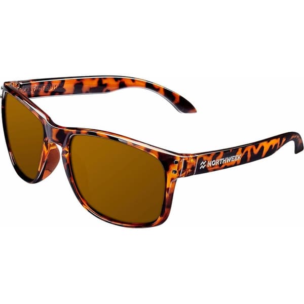 Unisex aurinkolasit Northweek Bold Tortoise Ø 48 mm Ruskea Musta