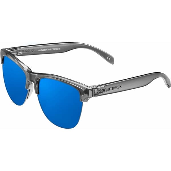 Unisex aurinkolasit Northweek Gravity Ø 48 mm Harmaa Läpinäkyvä