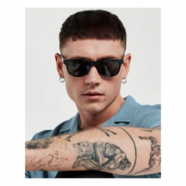 Unisex aurinkolasit Nº35 Hawkers Musta
