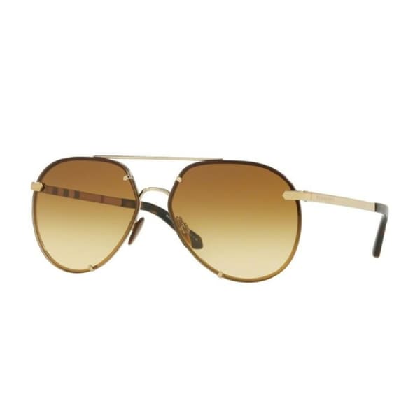 Solbriller til mænd Burberry BE3099-11452L Gylden Ø 61 mm