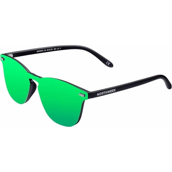 Unisex aurinkolasit Northweek Wall Phantom Ø 45 mm Vihreä Musta