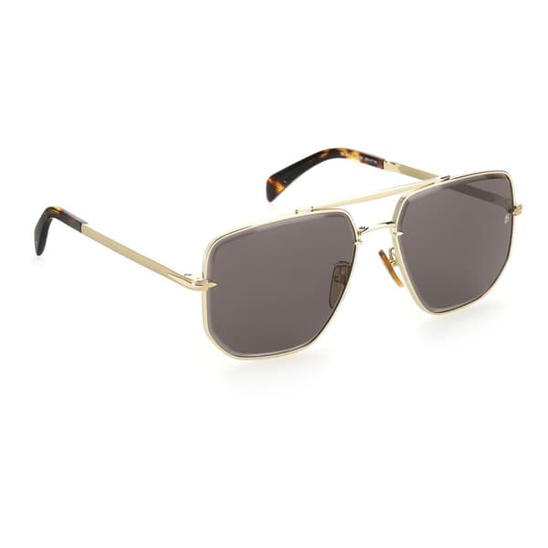 Herrsolglasögon David Beckham DB-7001-S-J5G-IR Gyllene ø 60 mm