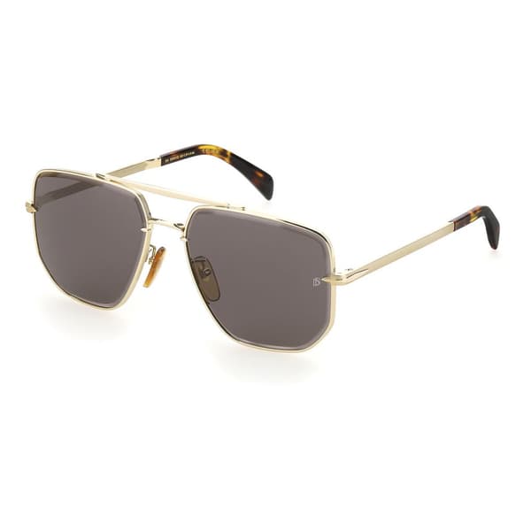 Herrsolglasögon David Beckham DB-7001-S-J5G-IR Gyllene ø 60 mm
