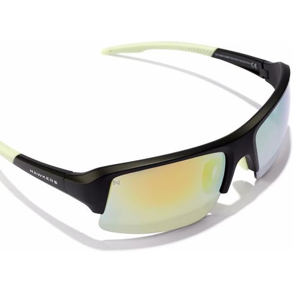 Unisexsolglasögon Hawkers Bat Ø 45 mm Gul Svart