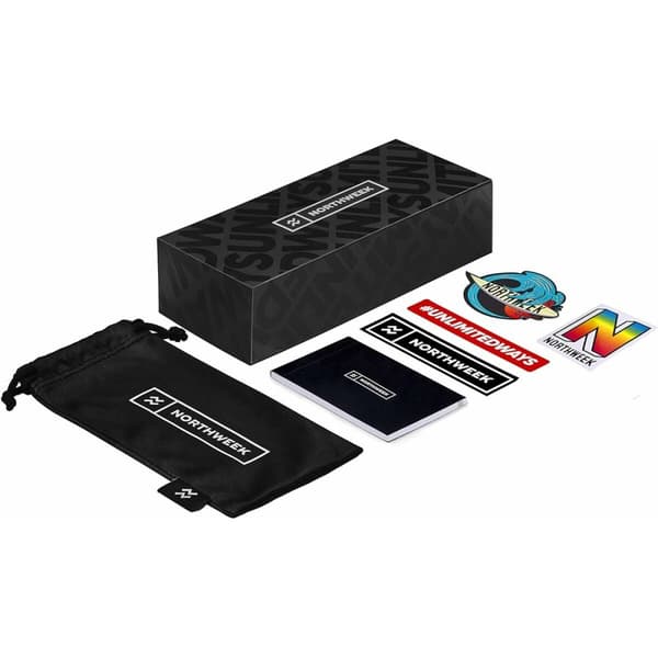 Solbriller Northweek Wall Phantom Ø 45 mm Grøn Sort