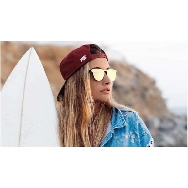 Solbriller Northweek Wall Phantom Ø 45 mm Gul Sort
