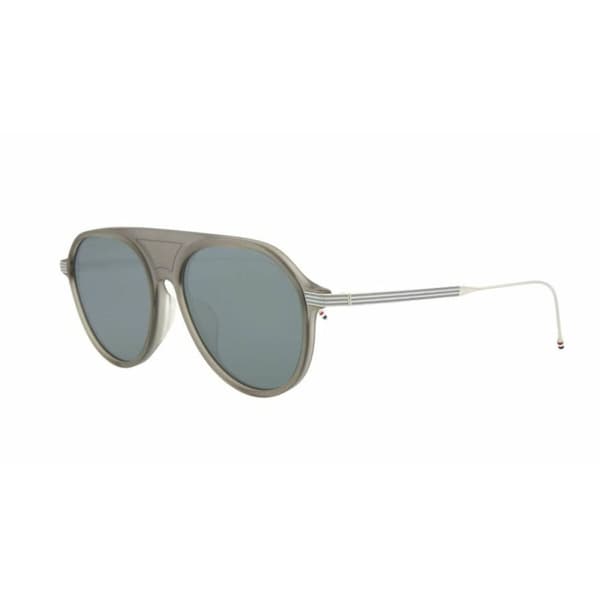 Unisexsolglasögon Thom Browne TB-809-B-GRY-SLV-55-AF Ø 55 mm