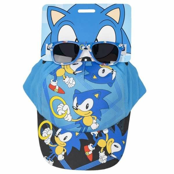 Sæt med kasket og solbriller Sonic 2 Dele Børns