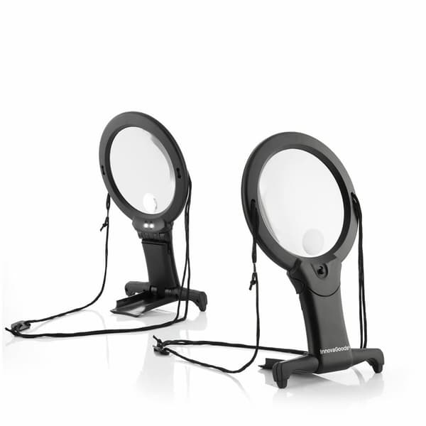 BEGAGNAD Handsfree förstoringsglas med LED-ljus Zooled InnovaGoods V0103323 (Renoverade A)