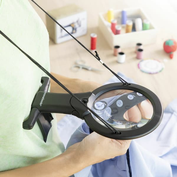 BEGAGNAD Handsfree förstoringsglas med LED-ljus Zooled InnovaGoods V0103323 (Renoverade A)