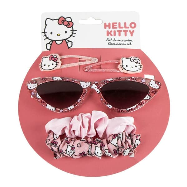 Barnsolglasögon Hello Kitty Barn 15 x 17 x 2 cm Hair accessories 5 Delar