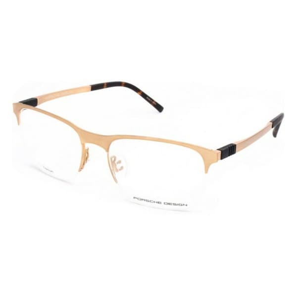 Glasögonbågar Porsche P8322-B Gyllene ø 54 mm