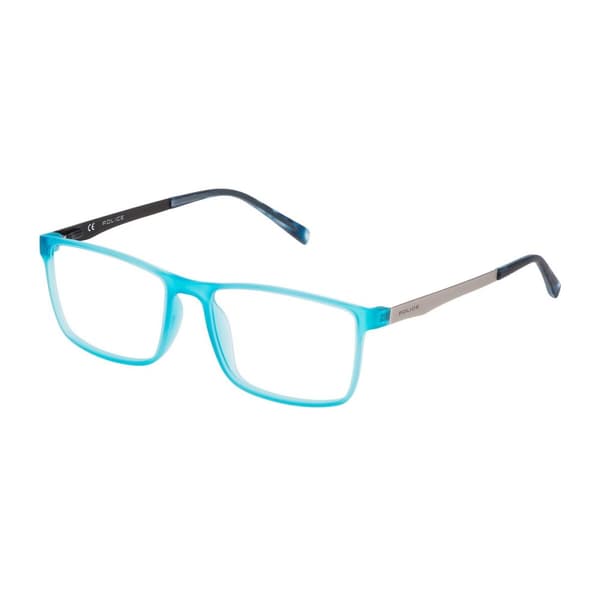 Herre Glassramme Police VPL258M543GRG Blå ø 54 mm