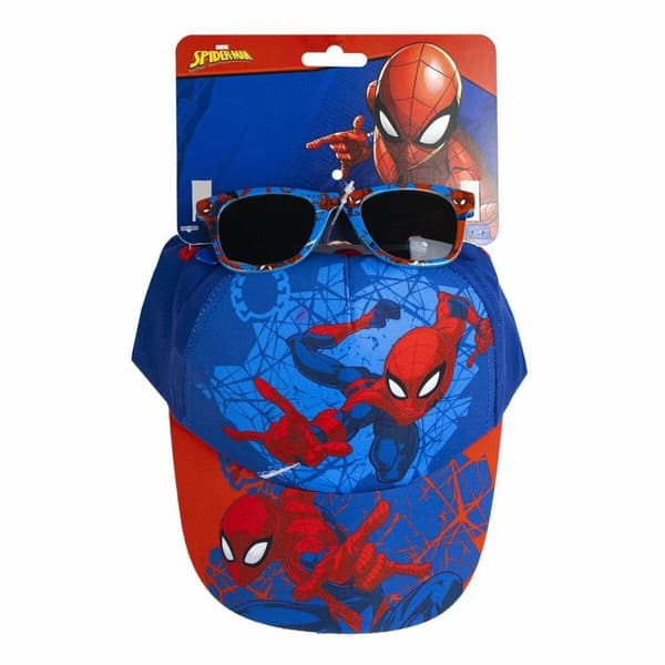 Barnsolglasögon Spider-Man 53 cm Keps