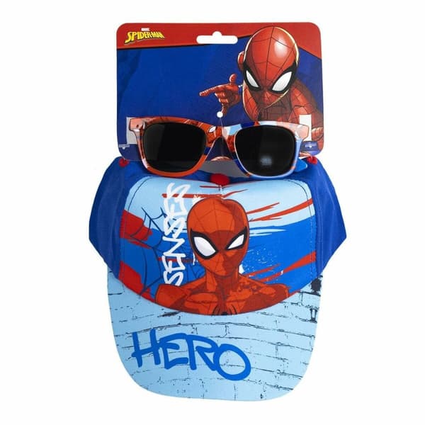 Solbriller til Børn Spider-Man 53 cm Kasket