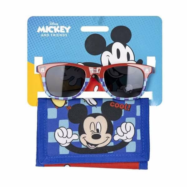 Sunglasses and wallet Mickey Mouse Lasten