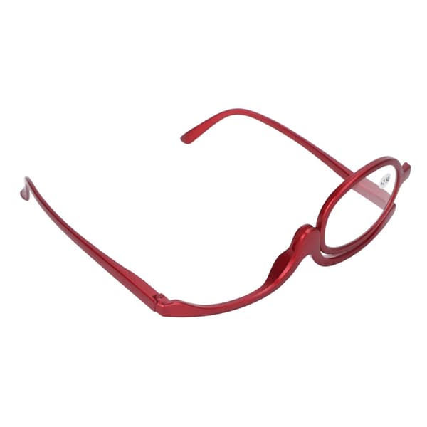 Förstoringsglasögon Sminkglasögon Enlins Roterbara Fashionabla ögonsminkglasögon för kvinnor Röda(+2,50 )