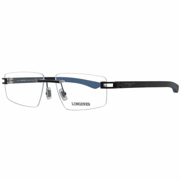 Glasögonbågar Longines LG5007-H-56002 Svart ø 56 mm