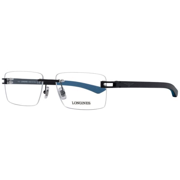 Herre Glassramme Longines LG5006-H-55002 Svart Ø 55 mm