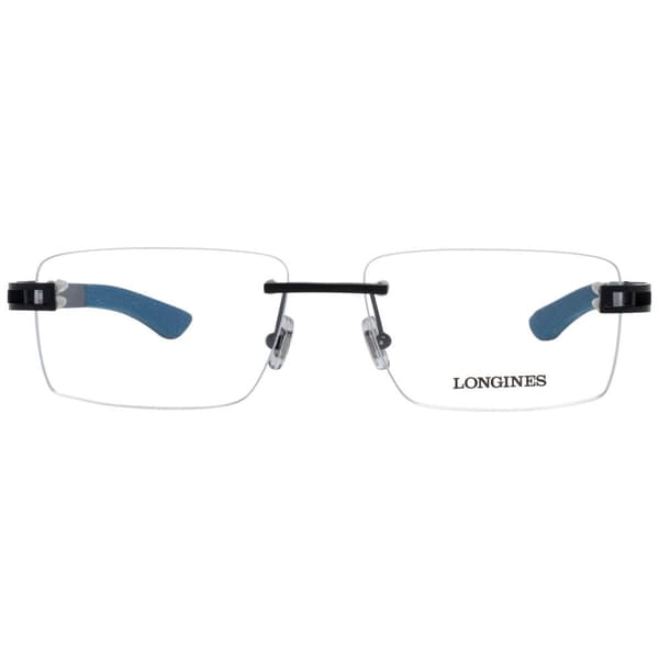 Herre Glassramme Longines LG5006-H-55002 Svart Ø 55 mm