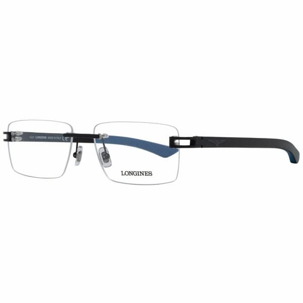 Herre Glassramme Longines LG5006-H-55002 Svart Ø 55 mm