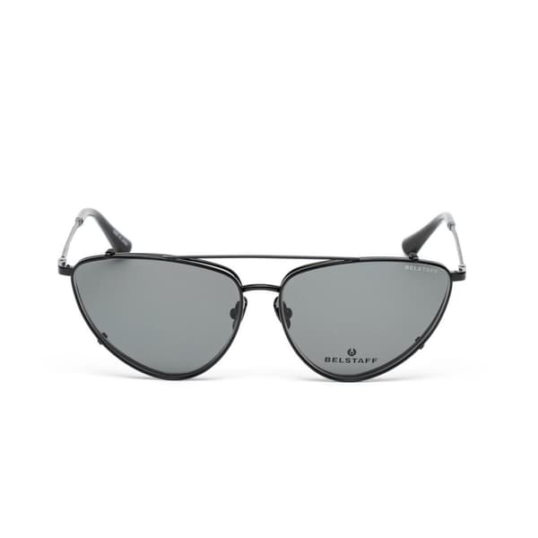 Glasögonbåge + Solglasögon Belstaff DELMERE-SHINY-NEGRO-W ø 57 mm Clip On