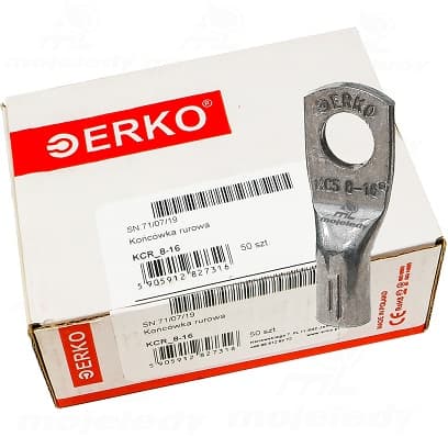 Øjerørsterminal KCS CU 16mm M8 50stk ERKO