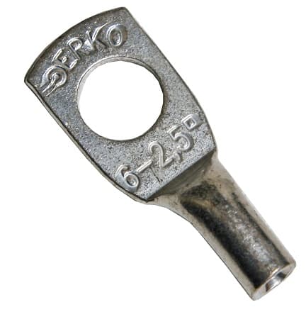Øjerørsterminal KCS CU 2,5mm M6 100stk ERKO
