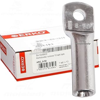 Silmukkaliitin Al putkimainen ARC 8-50 10kpl Erko