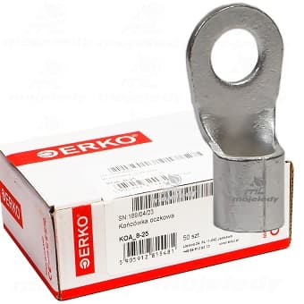 KOA CU silmukka 25mm M8 50kpl ERKO