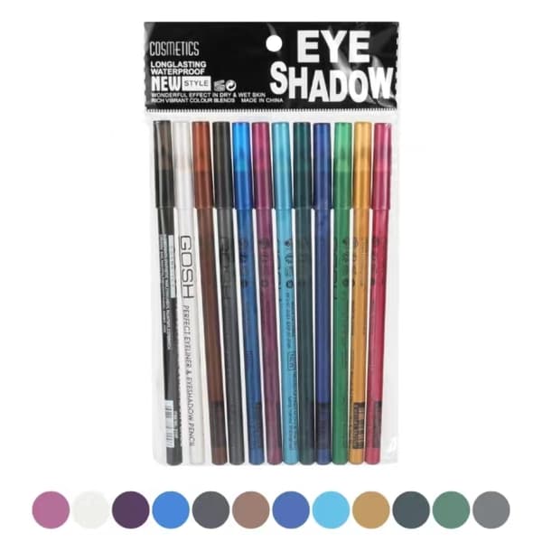 12 stk Eyeliner Lipliner øjenblyant læbeblyant makeup