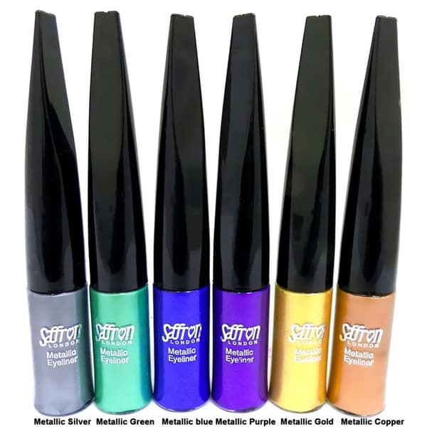 Saffron METALLIC Liquid Eyeliner - Metallic Gold