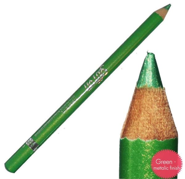 Saffron Metallic Waterproof Eyeliner-Metallic Green