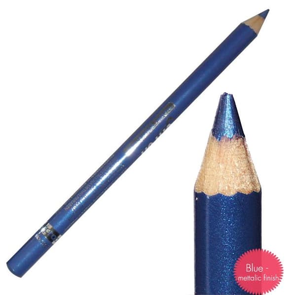 Saffron Metallic Waterproof Eyeliner-Metallic Blue