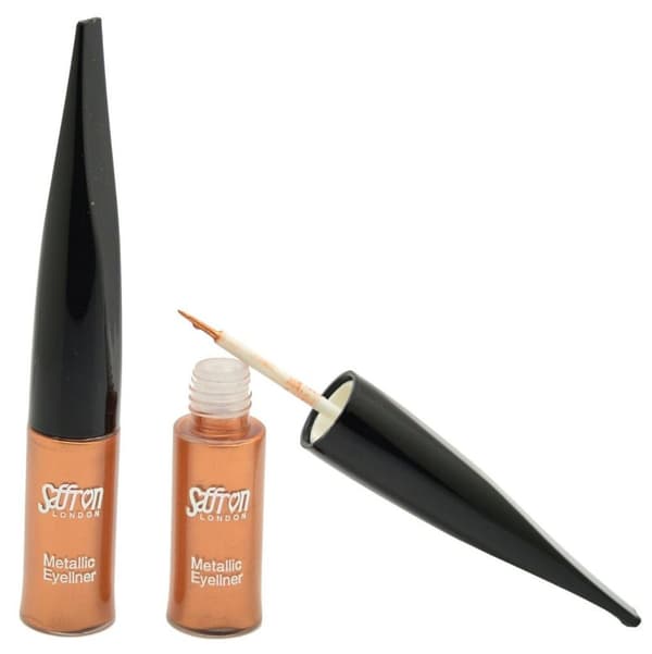 Saffron METALLIC Liquid Eyeliner - Metallic Copper