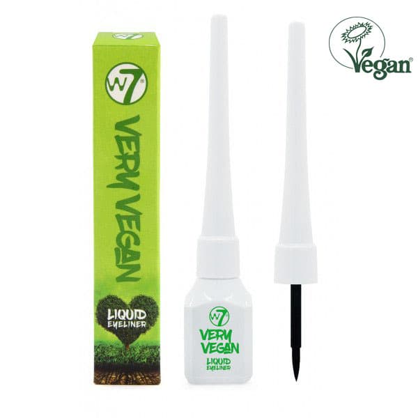 W7 Very Vegan Liquid Eyeliner-Black