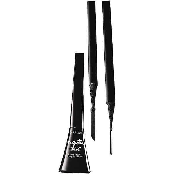 Maybelline Master Duo 2-in-1 Liquid Eyeliner Thin/Thick-Black