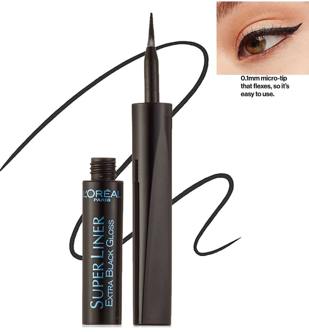 L'Oreal Super Liner Extra Black Gloss Eyeliner- Extra Black
