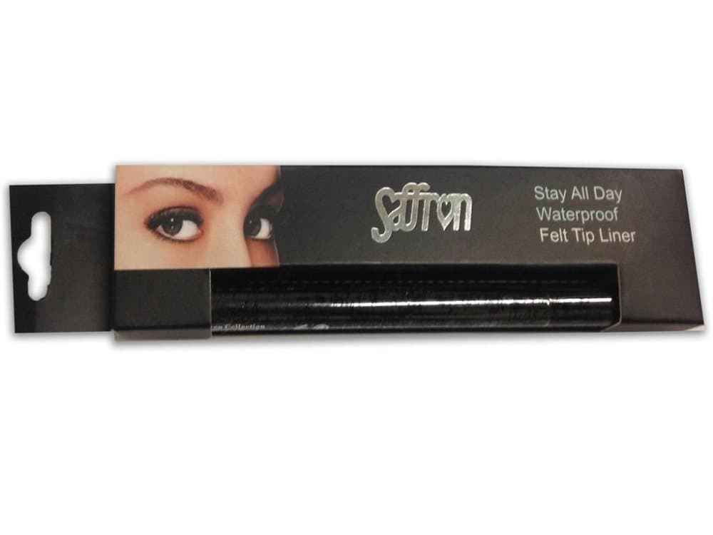 Saffron Stay All Day Waterproof Felt Tip Liner Pen-BLACK