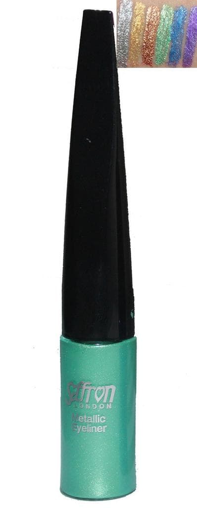 Saffron METALLIC Liquid Eyeliner - Metallic Green/Turquoise Green