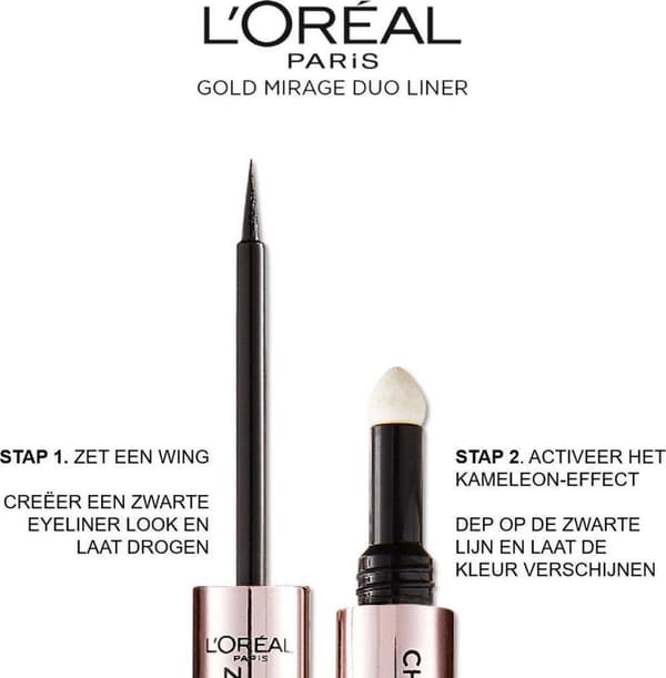 L'Oreal Gold Mirage Chameleon Duo Eyeliner-Amethyst Light
