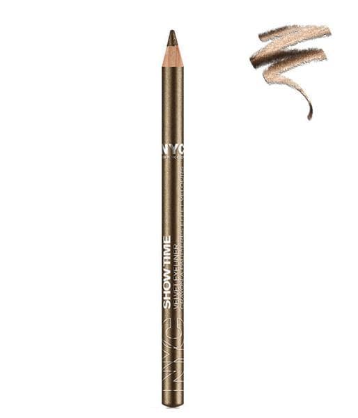 NYC Show Time VELVET METALLIC Eyeliner-Black Brown