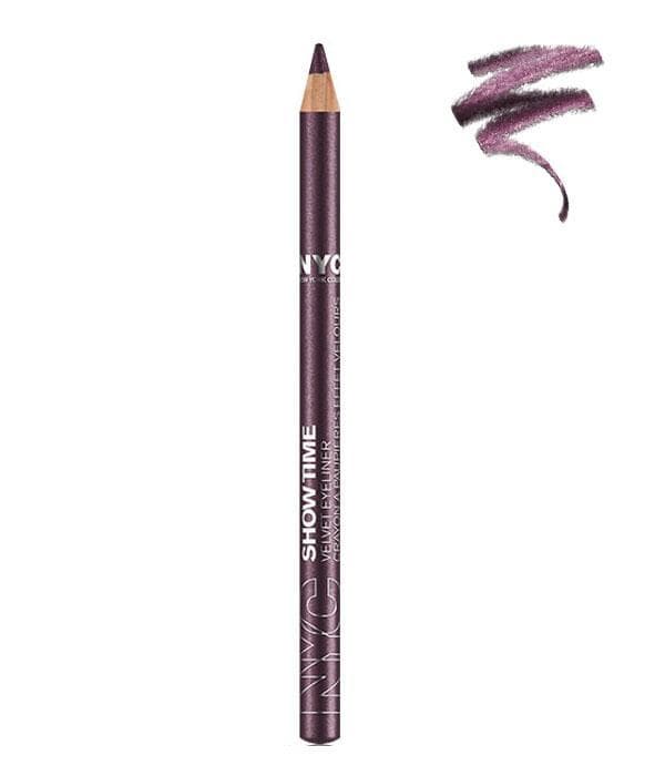 NYC Show Time VELVET METALLIC Eyeliner-Black Wine